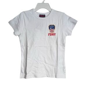 FDNY Fire Department of New York Officially Licensed Kids Logo T-Shirt Size XL